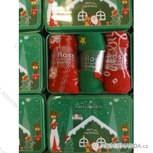Ponožky teplé Vánoční pánské krabička 3 páry (39-42, 43-46) EMI ROSS ROS23002