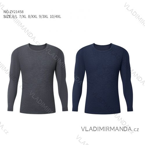 Tričko dlouhý rukáv pánské nadrozměr (L-4XL) FANNIFEN PES23ZY21458