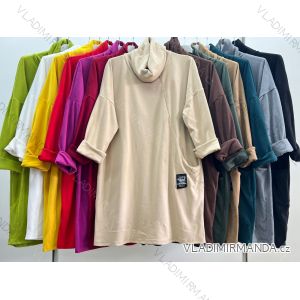 Women's Plus Size Warm Long Sleeve Dress (XL/2XL/3XL ONE SIZE) ITALIAN FASHION IM423575