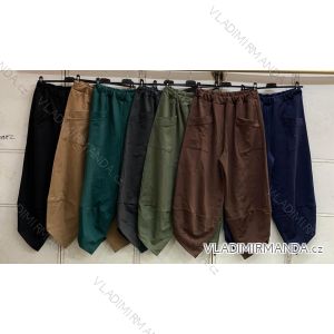 Kalhoty aladinky harémky dámské nadrozměr (XL/2XL ONE SIZE) ITALSKá MóDA IMC23453