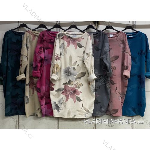 Women's warm long sleeve dress (S/M ONE SIZE) ITALIAN FASHION IMC23376