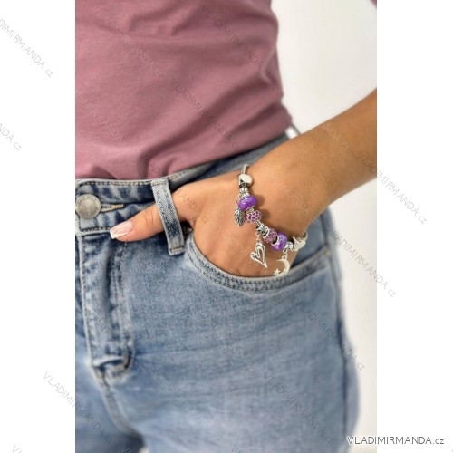 SL433-49 fialový náramek