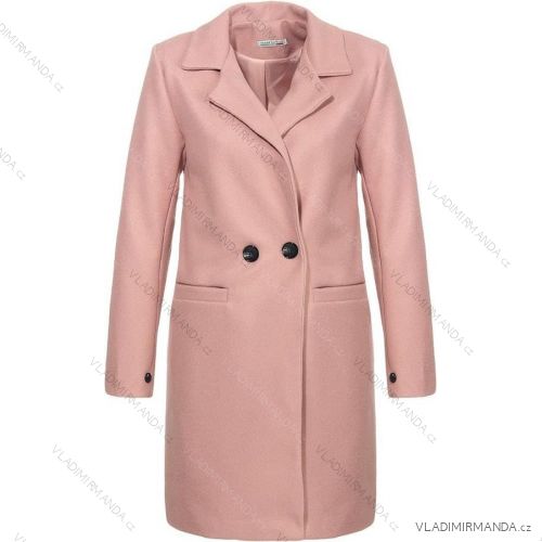 Lange Damen Fleecejacke (SML-XL) ITALIAN FASHION IMD211106 S hellrosa