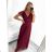 Women's Elegant Short Sleeve Party Dress (L/XL ONE SIZE) ITALIAN FASHION IMS233589XL