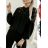 Halenka košile dlouhý rukáv dámské nadrozměr (2XL/3XL ONE SIZE) ITALSKÁ MÓDA IMWT234219