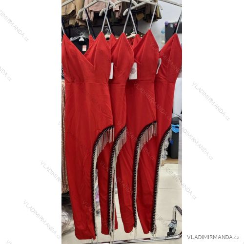 Women's Long Chiffon Short Sleeve Dress (S/M ONE SIZE) ITALIAN FASHION IMWGS231048