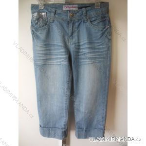 Kalhoty jeans 3/4 krátké dámské (26-33) BENHAO BH9-220-50