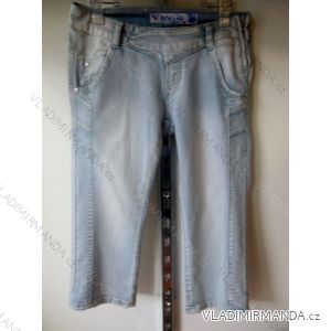 Kalhoty jeans 3/4 krátké dámské (27-33) BENHAO BH10-29-5028