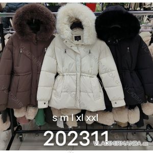Bunda zimní s kožíškem dámská (S-2XL) ITALSKÁ MÓDA IMWWM23151