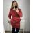 Classic Warm Long Sleeve Dress Women's (L / XL ONE SIZE) ITALIAN FASHION IMD211121 béžová L/XL