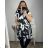 Women's elegant party long sleeve dress (S/M ONE SIZE) ITALIAN FASHION IM322282