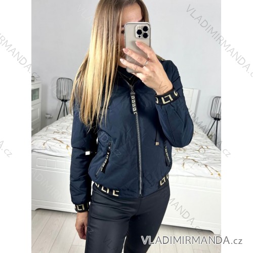 Šaty elegantní košilové dlouhý rukáv dámské (S/M ONE SIZE) ITALSKÁ MÓDA IMWY21734 dark blue L
