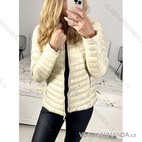 Bunda podzimní s kapucí dámská (S-2XL) POLSKÁ MODA BLI23OB238002