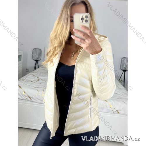 Bunda podzimní s kapucí dámská (S-XL) POLSKÁ MODA BLI23OB238006
