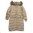 Coat winter park with fur women (sml-xl) FASHION ITALY IM917S-100 Brown M