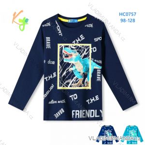 Tričko s dlhým rukávom detské chlapčenské (98-128) KUGO HC0757