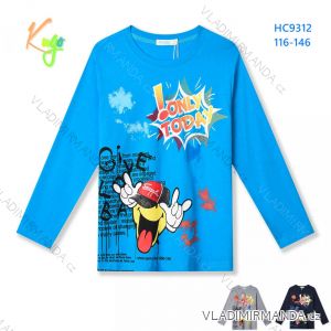 T-Shirt Langarm mit Pailletten Kinder Jugendliche Mädchen (116-146) KUGO B3258