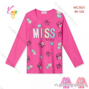 Tričko s dlouhým rukávem dětské dívčí (98-128) KUGO MC3821