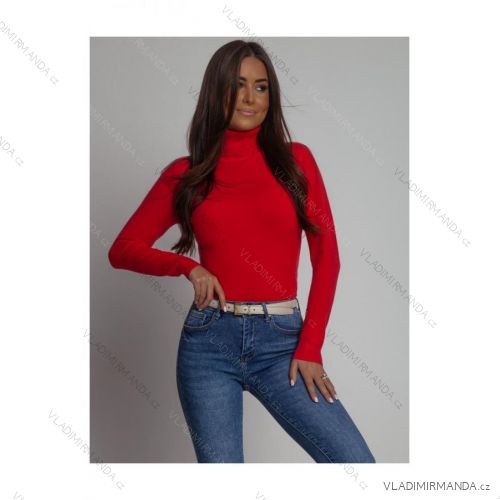 Svetr s rolákem dlouhý rukáv dámský (S/M ONE SIZE) POLSKÁ MÓDA IMLAZ23M001-1