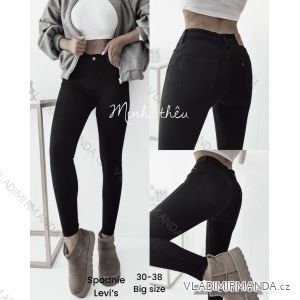 Rifle jeans dlouhé dámské nadrozměr (30-38) M.SARA MSR234345