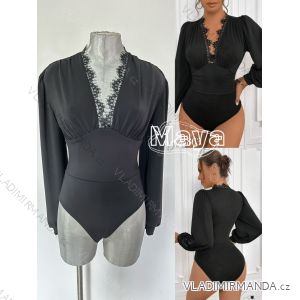 Body dlouhý rukáv dámské (S/M ONE SIZE) ITALSKÁ MÓDA IMWMY234348