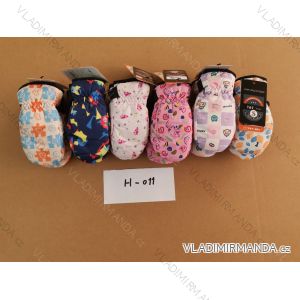 Rukavice palčáky lyžařské dětské kojenecké dívčí a chlapecké (S-M) TAT FASHION TAT23H-011