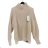 Damen Langarm Rollkragenpullover (S / M ONE SIZE) ITALIAN FASHION IMWA217080 -   grau,   S/M