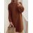 Women's Long Sleeve Leather Jacket (S-XL) ITALIAN FASHION IMM23MS228058