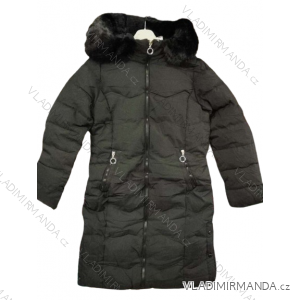 Bunda kabát s kapucí dámská nadrozměr (M-3XL) Nat23RQW7689L/DR