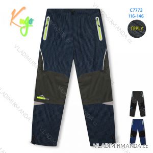 Mit Fleece isolierte Outdoorhose für Kinder,  Jungen (116-146 KUGO C7877K