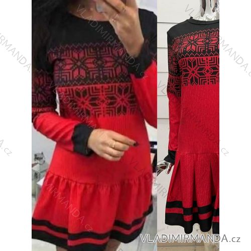 Buttoned Dress with Buttoned Ladies (uni s-m) ITALIAN FASHION IM2203948