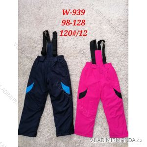 Kalhoty zimní oteplovačky s lackem dětské dívčí a chlapecké (98-128) ACTIVE SPORT ACT23W-939