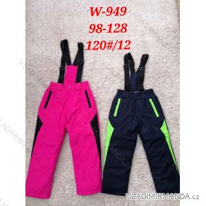 Kalhoty zimní oteplovačky s lackem dětské dívčí a chlapecké (98-128) ACTIVE SPORT ACT23W-949