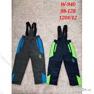 Kalhoty zimní oteplovačky s lackem dětské chlapecké (98-128) ACTIVE SPORT ACT23W-940