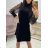 Buttoned Dress with Buttoned Ladies (uni s-m) ITALIAN FASHION IM2203948