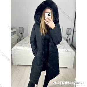 Bunda kabát s kapucí dámská nadrozměr (M-3XL) Nat23RQW7689L