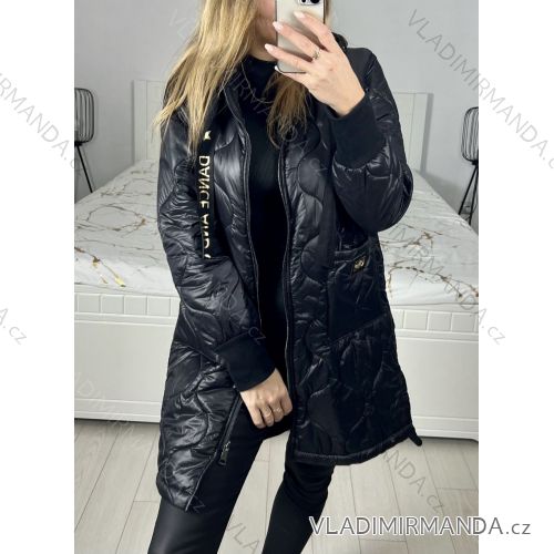 Women's Plus Size Hooded Jacket (XL/2XL ONE SIZE) ITALIAN FASHION IM422684