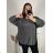 Tunic / blouse long sleeve women's oversized (3XL / 4XL ONE SIZE) ITALIAN FASHION IMWQ2191650