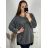 Tunic / blouse long sleeve women's oversized (3XL / 4XL ONE SIZE) ITALIAN FASHION IMWQ2191650