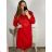 Šaty dlouhý rukáv dámské nadrozměr (3XL/4XL ONE SIZE) ITALSKÁ MÓDA IMWQ231167