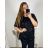 Women's Plus Size Long Sleeve Short Sleeve Tunic (3XL/4XL ONE SIZE) ITALIAN FASHION IMC23STREET 2XL/3XL black