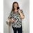 Tunika dlouhý rukáv dámské (2XL/3XL ONE SIZE) ITALSKá MóDA IM323KESY-7/DU 2XL/3XL Černá
