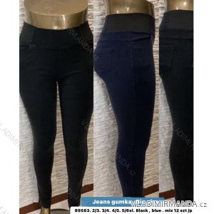 Kalhoty jeans džegíny dlouhé dámské nadrozměr (2XL/3XL-5XL/6XL) TURECKÁ MÓDA TMWL2389583