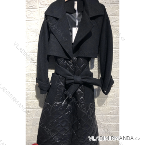 Kabát dlouhý rukáv dámský (S/M ONE SIZE) ITALSKÁ MÓDA  IMPGM236530