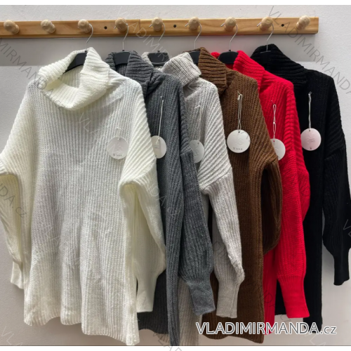 Women's Stripe Long Sleeve Sweater (S/M ONE SIZE) ITALIAN FASHION IMPDY23ZS5231