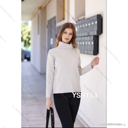 Women's Stripe Long Sleeve Sweater (S/M ONE SIZE) ITALIAN FASHION IMPDY23ZS5231