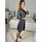 Women's Long Sleeve Knitted Turtleneck Sweater (S/M ONE SIZE) ITALIAN FASHION IM323001