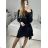 Šaty elegantné flitrové dlhý rukáv dámske (S/M ONE SIZE) TALIANSKA MóDA IMM23M4116