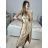 Ärmelloses langes Partykleid für Damen (S/M EINHEITSGRÖSSE) ITALIAN FASHION IM323141