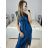 Ärmelloses langes Partykleid für Damen (S/M EINHEITSGRÖSSE) ITALIAN FASHION IM323141